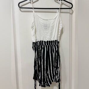 Chesley Monochrome Striped Dress